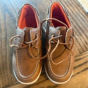 Brown Kids Boat Shoes